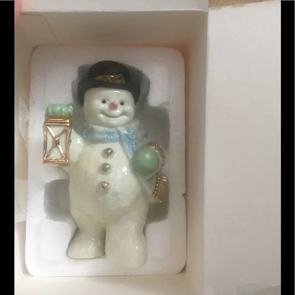 Lenox Classics snowman figurine - Picture 1 of 4